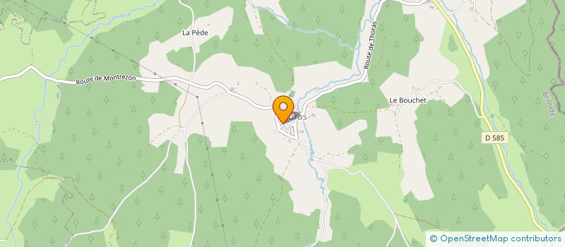 localisation de l'entreprise MADAME LUCIENNE BREDOIRE à SAUGUES