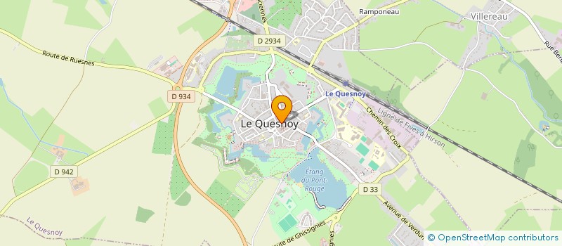 localisation de l'entreprise MADAME LUCIENNE BRUYERE à LE QUESNOY