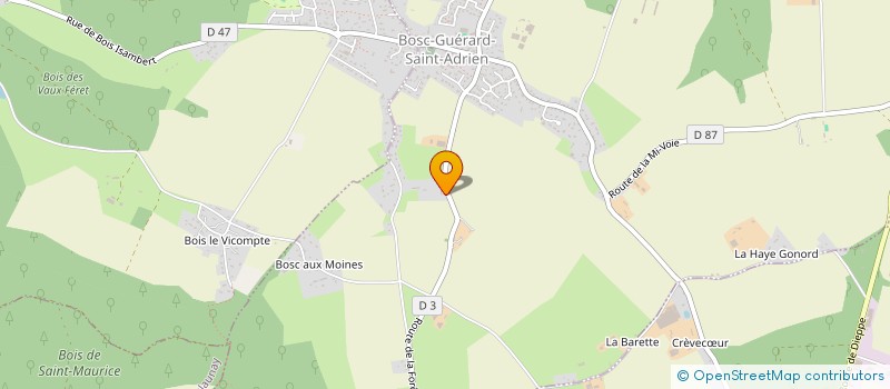 localisation de l'entreprise MADAME LUCIENNE CAPEL  BOSC-GUERARD-SAINT-ADRIEN