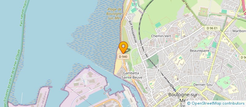 localisation de l'entreprise MADAME LUCIENNE CARPENTIER à BOULOGNE-SUR-MER