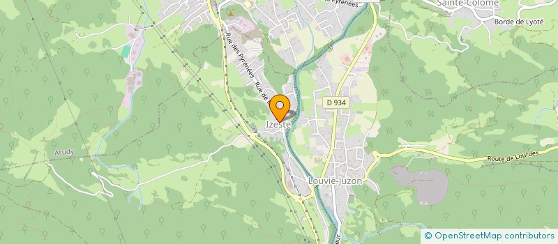 localisation de l'entreprise MADAME LUCIENNE CASENAVE à IZESTE