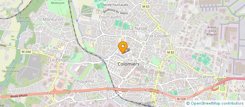 localisation de l'entreprise MADAME LUCIENNE CERENNE à COLOMIERS