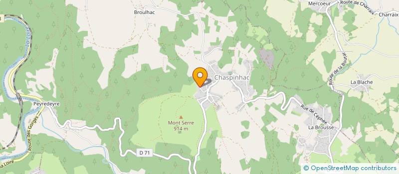 localisation de l'entreprise MADAME LUCIENNE CHABANIS à ARSAC-EN-VELAY