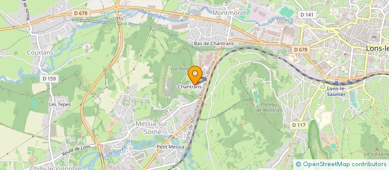 localisation de l'entreprise MADAME LUCIENNE CHAMPREDONDE  MONTMOROT