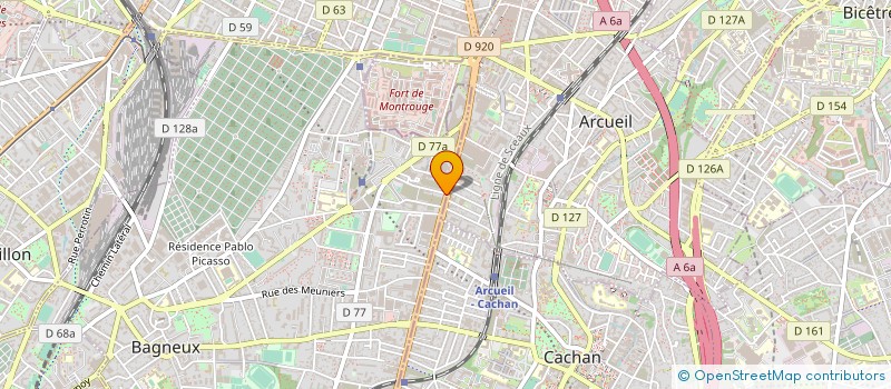 localisation de l'entreprise MADAME LUCIENNE CHANNEAU à BAGNEUX