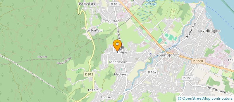 localisation de l'entreprise MADAME LUCIENNE CHASSARD  SAINT-JORIOZ