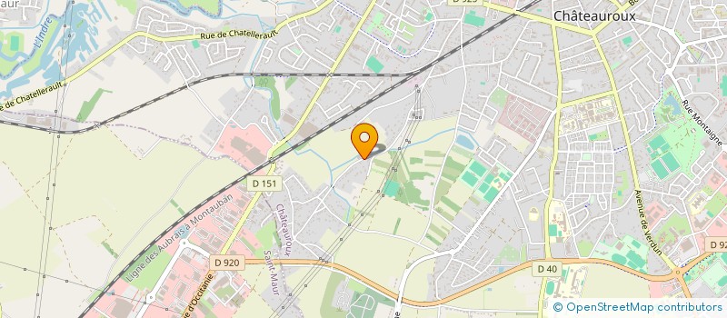 localisation de l'entreprise MADAME LUCIENNE CHATONNET à CHATEAUROUX