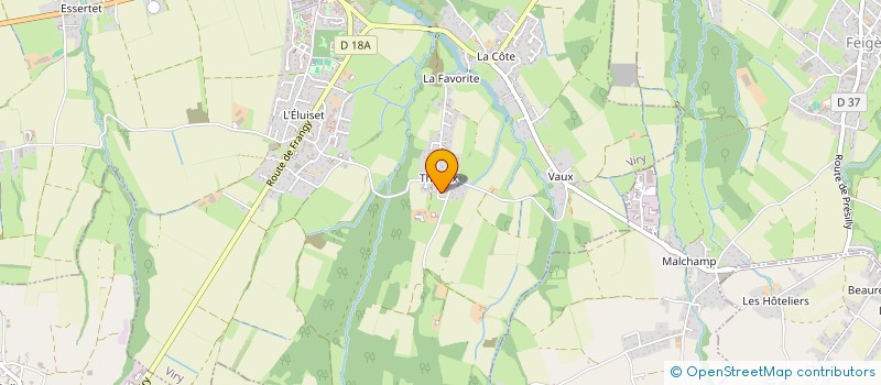 localisation de l'entreprise MADAME LUCIENNE CHAVAZ  VIRY