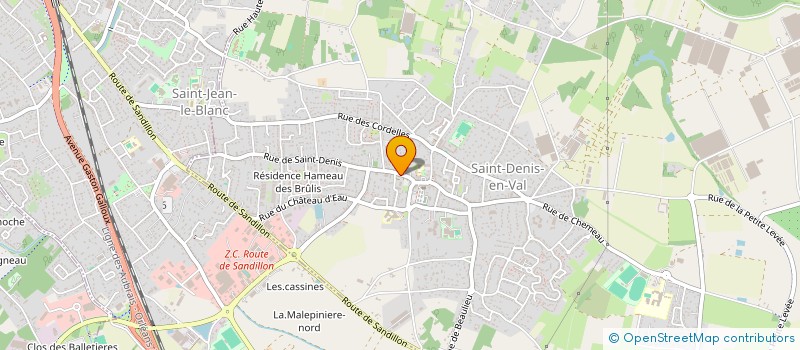 localisation de l'entreprise MADAME LUCIENNE CHICAULT à SAINT-DENIS-EN-VAL
