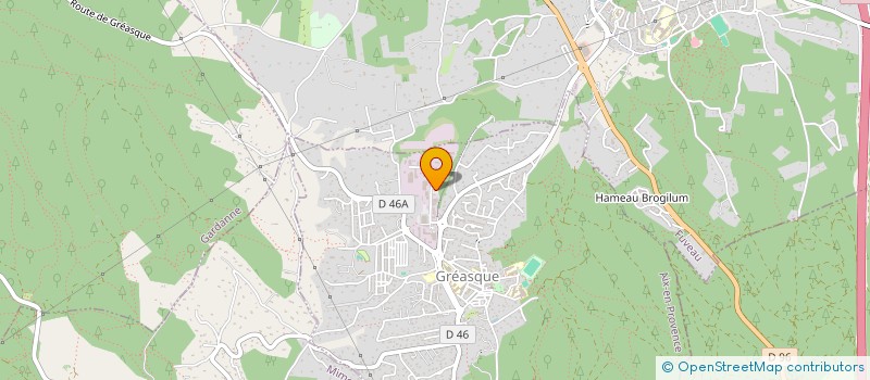 localisation de l'entreprise MADAME LUCIENNE CHOURAQUI  GREASQUE