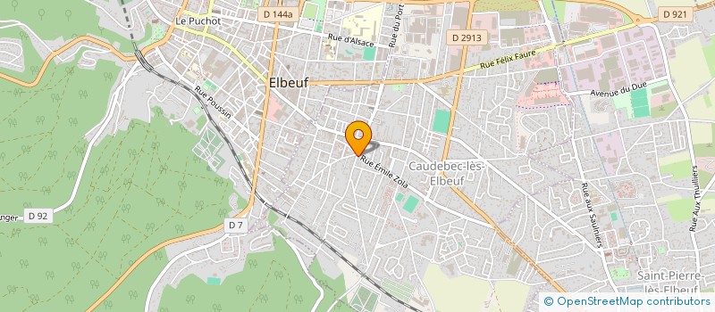 localisation de l'entreprise MADAME LUCIENNE COPEZ  CAUDEBEC-LES-ELBEUF