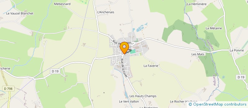localisation de l'entreprise MADAME LUCIENNE CORBIN à PARIGNE