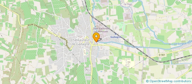 localisation de l'entreprise MADAME LUCIENNE CROTTE à CHATEAUNEUF-DE-GADAGNE
