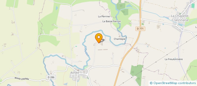 localisation de l'entreprise MADAME LUCIENNE DARAIZE  SAINT-QUENTIN-LES-ANGES