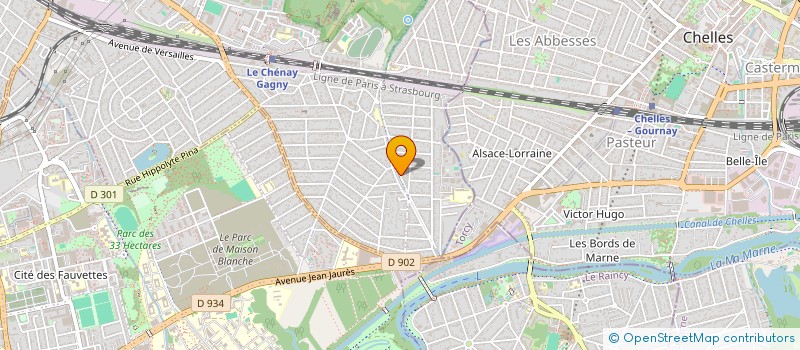 localisation de l'entreprise MADAME LUCIENNE DEBRIS à GAGNY