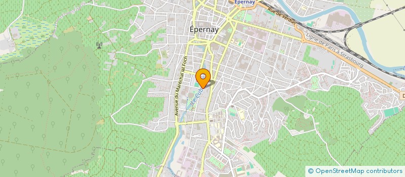 localisation de l'entreprise MADAME LUCIENNE DELCLITTE  EPERNAY