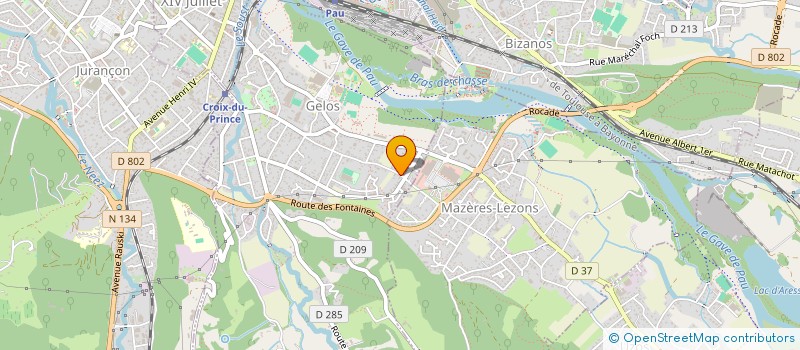 localisation de l'entreprise MADAME LUCIENNE DEMANAS-BOTELLA  GELOS