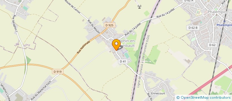 localisation de l'entreprise MADAME LUCIENNE DEPINOIS à CAMPHIN-EN-CAREMBAULT