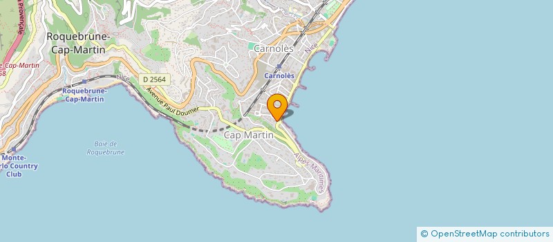 localisation de l'entreprise MADAME LUCIENNE DESTAINE à ROQUEBRUNE-CAP-MARTIN