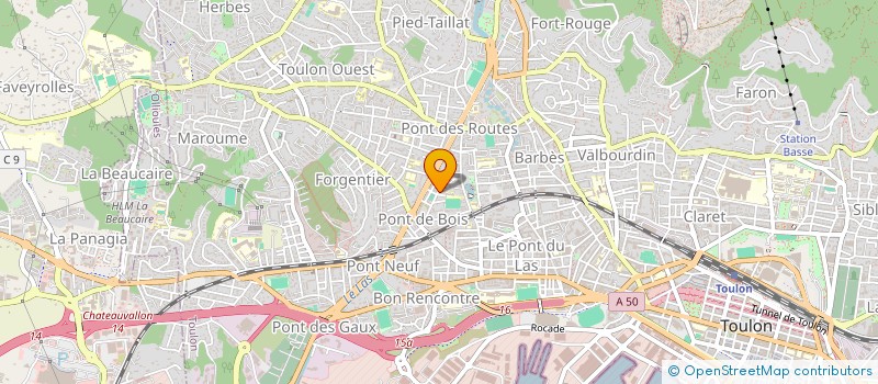localisation de l'entreprise MADAME LUCIENNE DOLET à TOULON