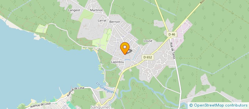 localisation de l'entreprise MADAME LUCIENNE DUCOURNEAU  SANGUINET