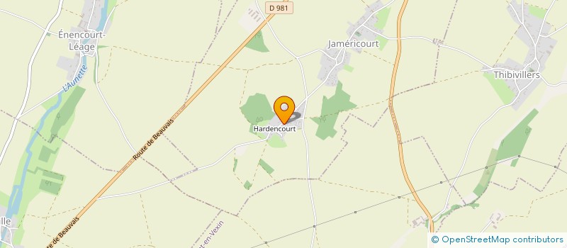 localisation de l'entreprise MADAME LUCIENNE DURAND  JAMERICOURT