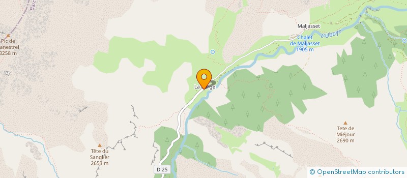 localisation de l'entreprise MADAME LUCIENNE DURAND  SAINT-PAUL-SUR-UBAYE