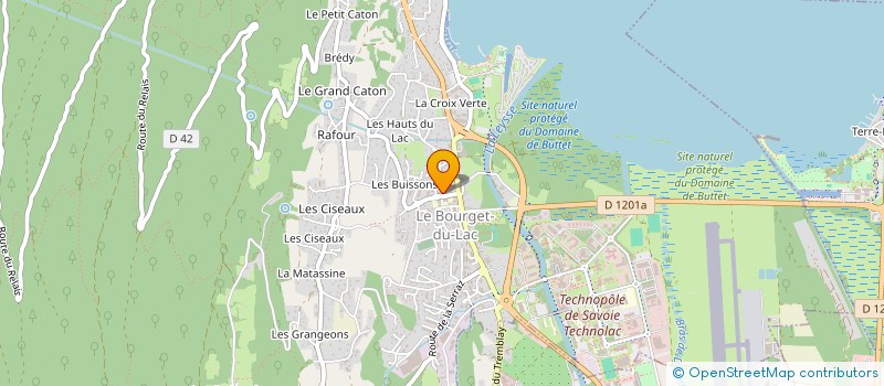 localisation de l'entreprise MADAME LUCIENNE EXCOFFON  LE BOURGET DU LAC