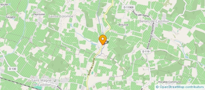 localisation de l'entreprise MADAME LUCIENNE FAURE  SAINTE-COLOMBE