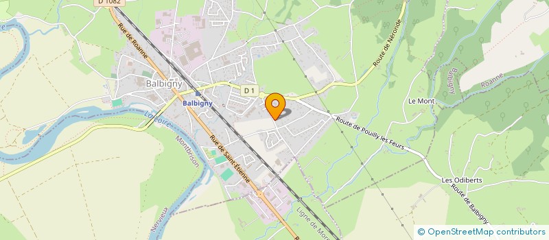 localisation de l'entreprise MADAME LUCIENNE FERREIRA à BALBIGNY