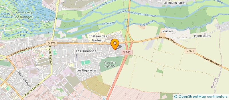 localisation de l'entreprise MADAME LUCIENNE FOURRIER à BOURGES