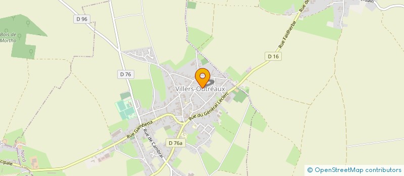 localisation de l'entreprise MADAME LUCIENNE GEORGES  VILLERS-OUTREAUX