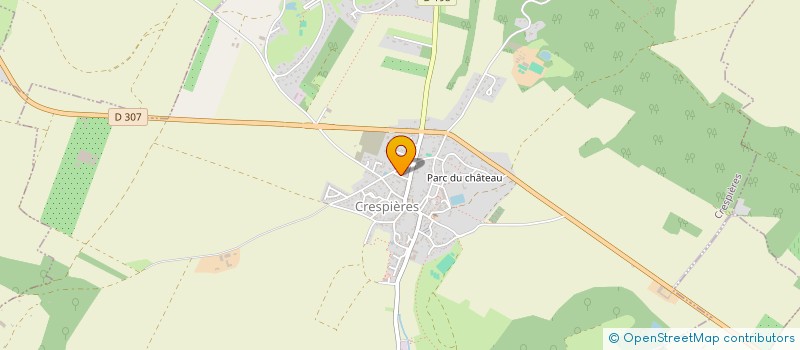 localisation de l'entreprise MADAME LUCIENNE GILLERON  CRESPIERES