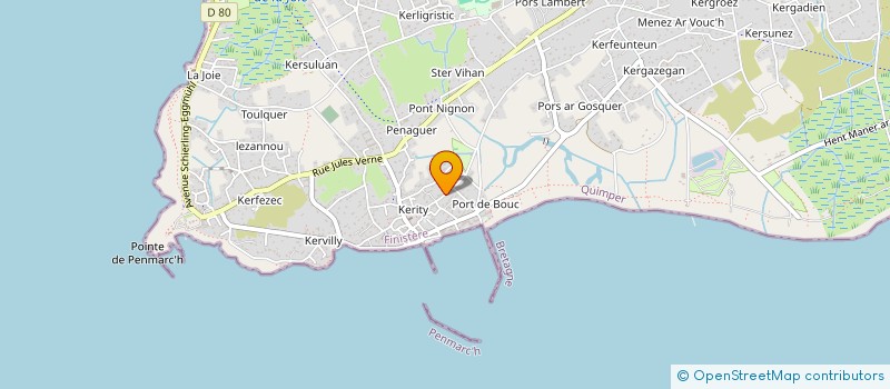 localisation de l'entreprise MADAME LUCIENNE GLOAGUEN  PENMARCH
