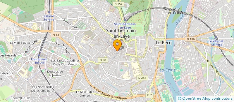 localisation de l'entreprise MADAME LUCIENNE GRANDFILS  SAINT-GERMAIN-EN-LAYE