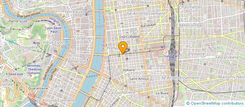 localisation de l'entreprise MADAME LUCIENNE GUEUGNIAUD  LYON