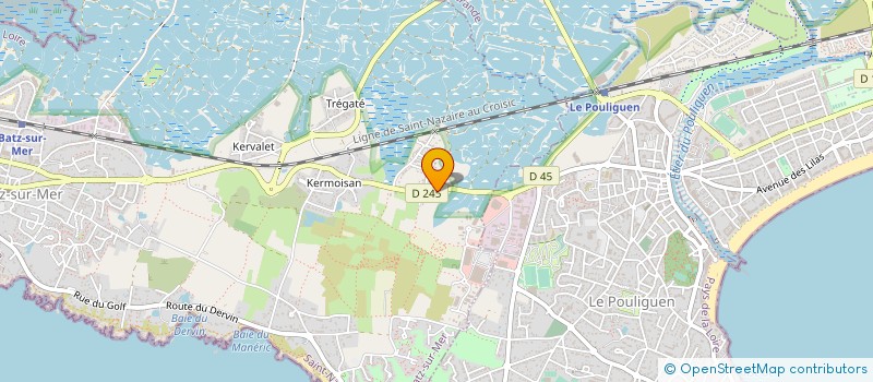 localisation de l'entreprise MADAME LUCIENNE GUIL  BATZ-SUR-MER