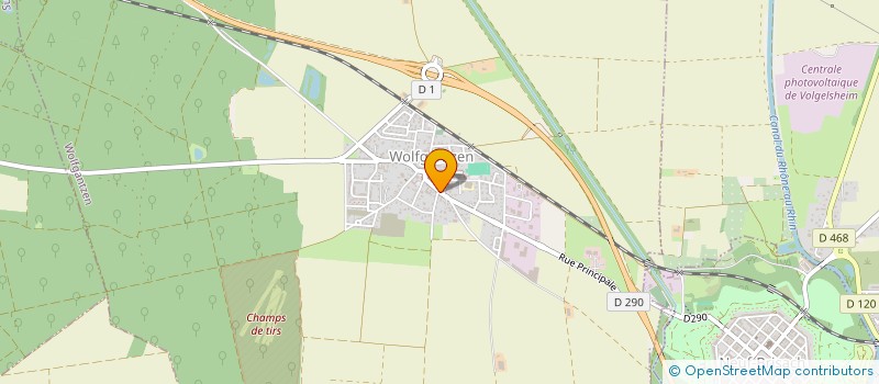 localisation de l'entreprise MADAME LUCIENNE HAUSHERR  WECKOLSHEIM