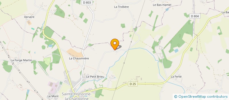 localisation de l'entreprise MADAME LUCIENNE-JANINE SOUBIEN à SAINTE-HONORINE-LA-CHARDONNE