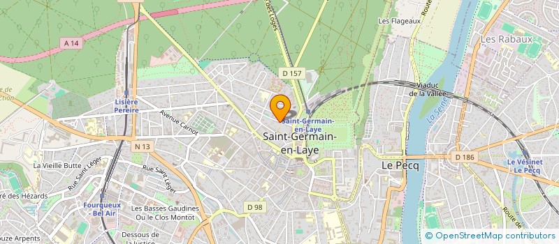 localisation de l'entreprise MADAME LUCIENNE JOLLY  SAINT-GERMAIN-EN-LAYE