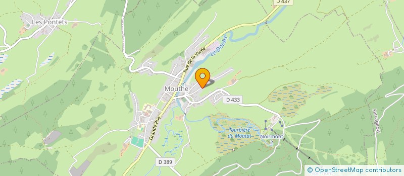 localisation de l'entreprise MADAME LUCIENNE JOUFFROY  MOUTHE