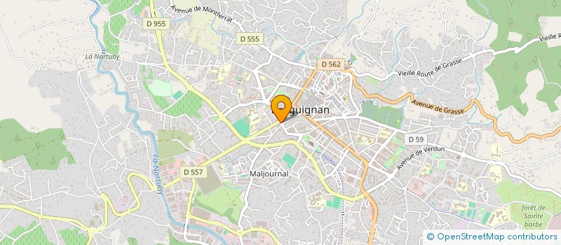 localisation de l'entreprise MADAME LUCIENNE LAGGIARD à DRAGUIGNAN