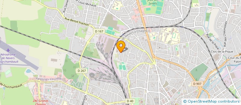 localisation de l'entreprise MADAME LUCIENNE LAUSDAT à NEVERS