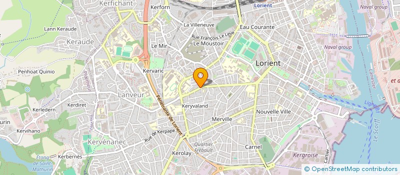 localisation de l'entreprise MADAME LUCIENNE LE GAL à LORIENT