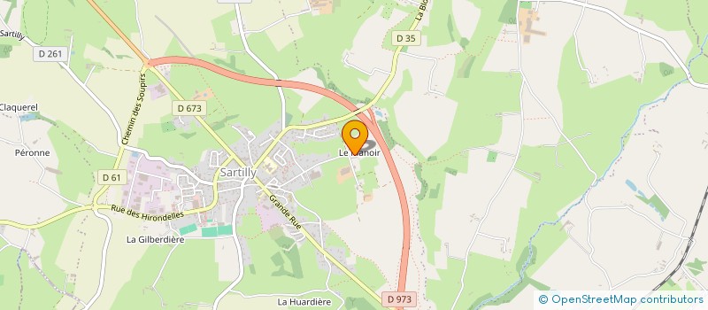 localisation de l'entreprise MADAME LUCIENNE LECLERC  SAINT-PIERRE-LANGERS