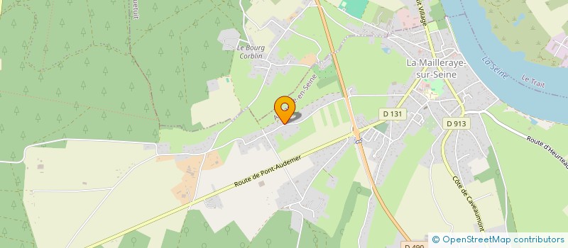 localisation de l'entreprise MADAME LUCIENNE LEFEBVRE  ARELAUNE-EN-SEINE