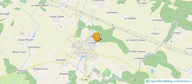 localisation de l'entreprise MADAME LUCIENNE LEGALLE  SAINT-NOLFF