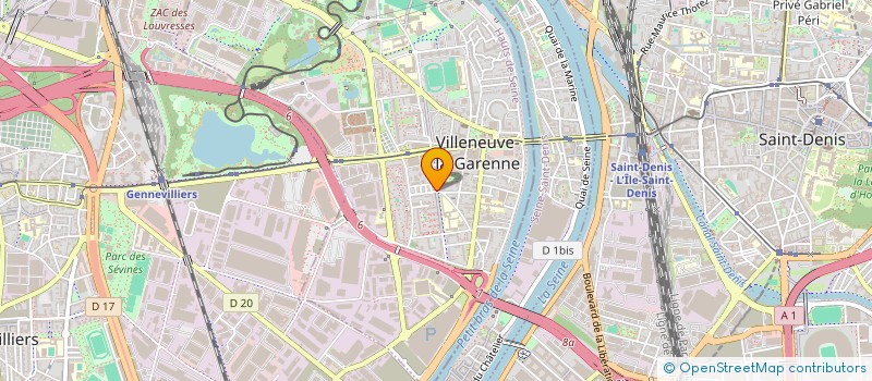 localisation de l'entreprise MADAME LUCIENNE LERMINEAUX à VILLENEUVE-LA-GARENNE