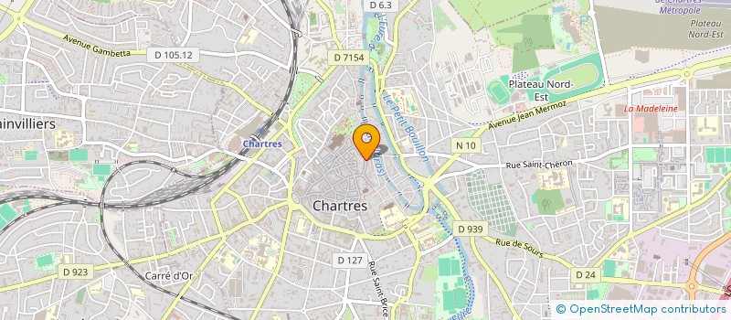 localisation de l'entreprise MADAME LUCIENNE LEROUX à CHARTRES