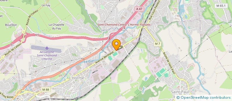 localisation de l'entreprise MADAME LUCIENNE LORAND  L'HORME